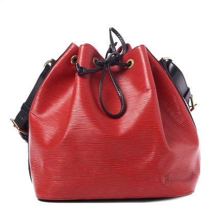Louis Vuitton Epi Petit Noe Red Black 1 of 8