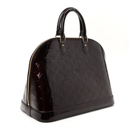 Louis Vuitton Vernis Alma GM Amarante 3 of 9