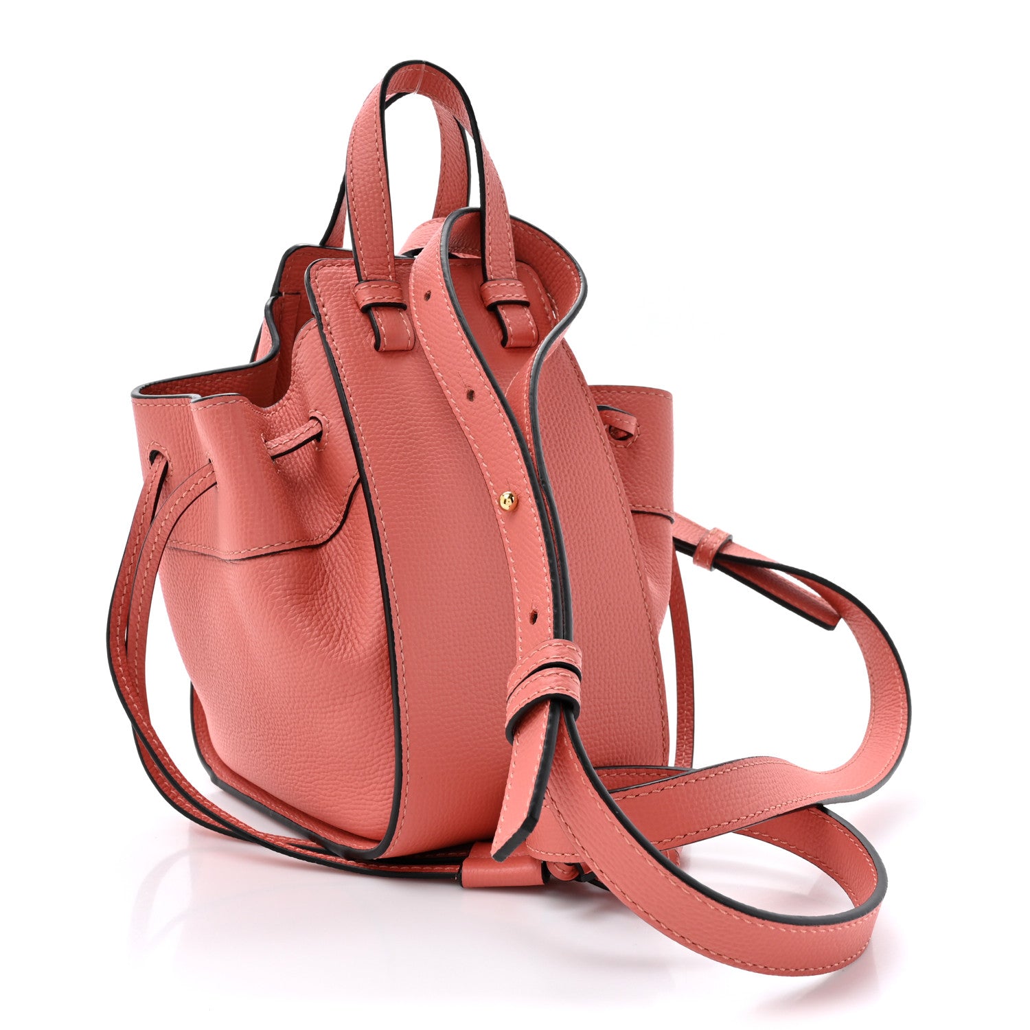 Loewe Grained Calfskin Mini Hammock Shoulder Bag Pink Tulip 3 of 10