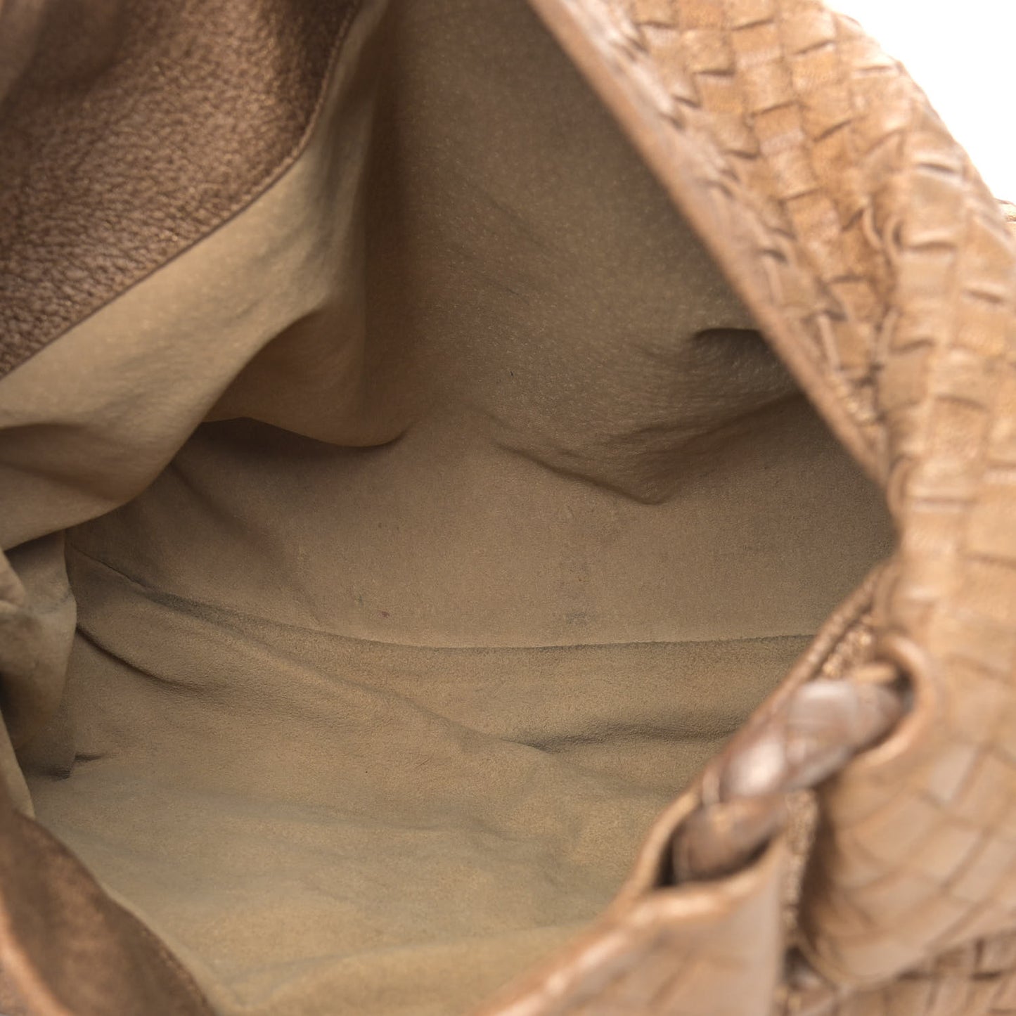 Chevre Intrecciato Sloane Hobo Ottone