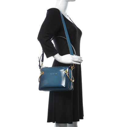 Chloe Glossy Lambskin Small Roy Bag Vinyl Blue 2 of 9