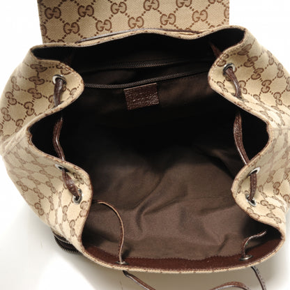 Gucci GG Monogram Single Buckle Backpack Brown 5 of 8