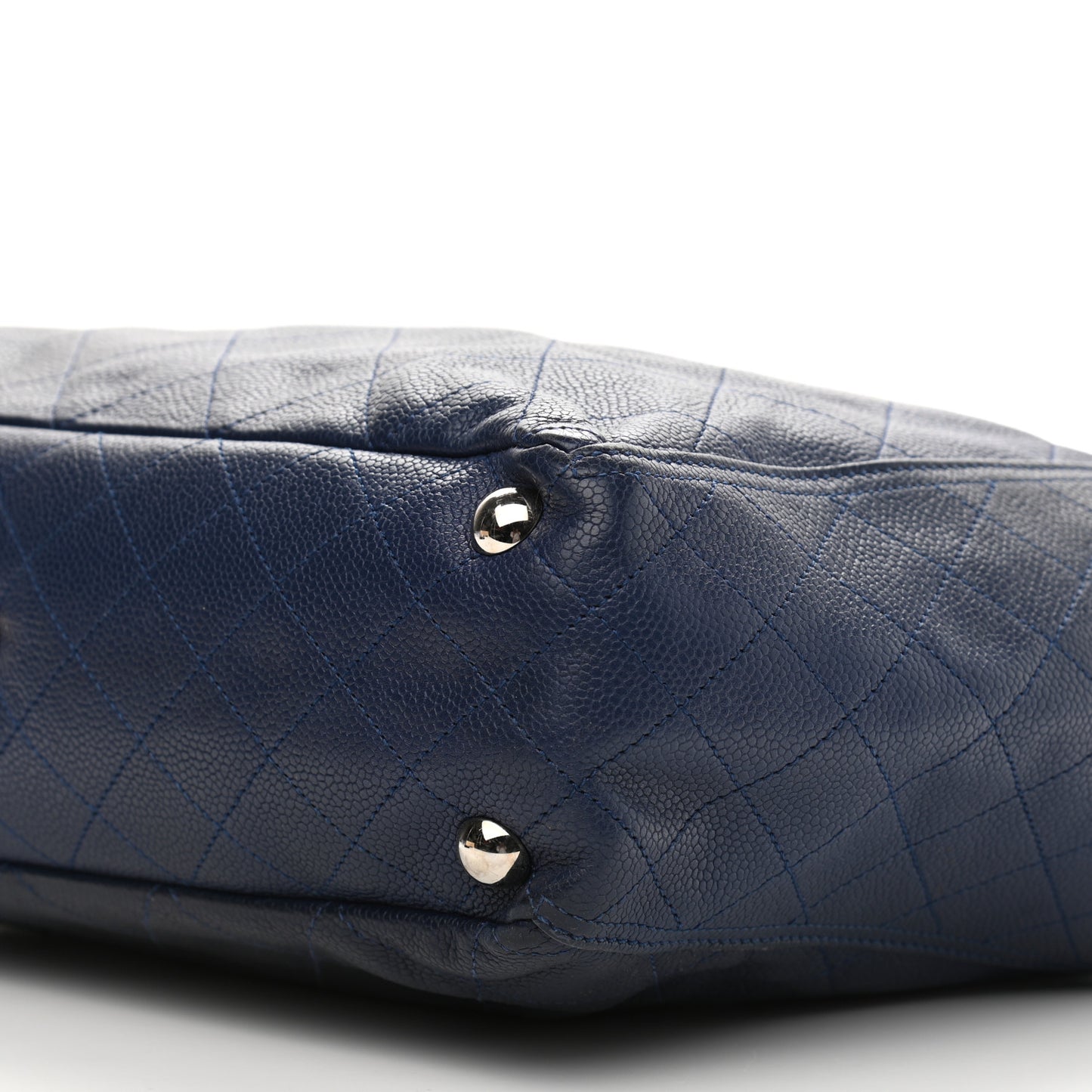 Caviar Stitched Large CC Pocket Hobo Navy