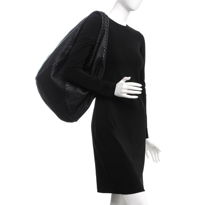 Bottega Veneta Cervo Deerskin Large Hobo Nero Black 2 of 7
