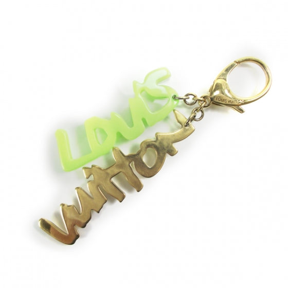 Graffiti Bag Charm Green