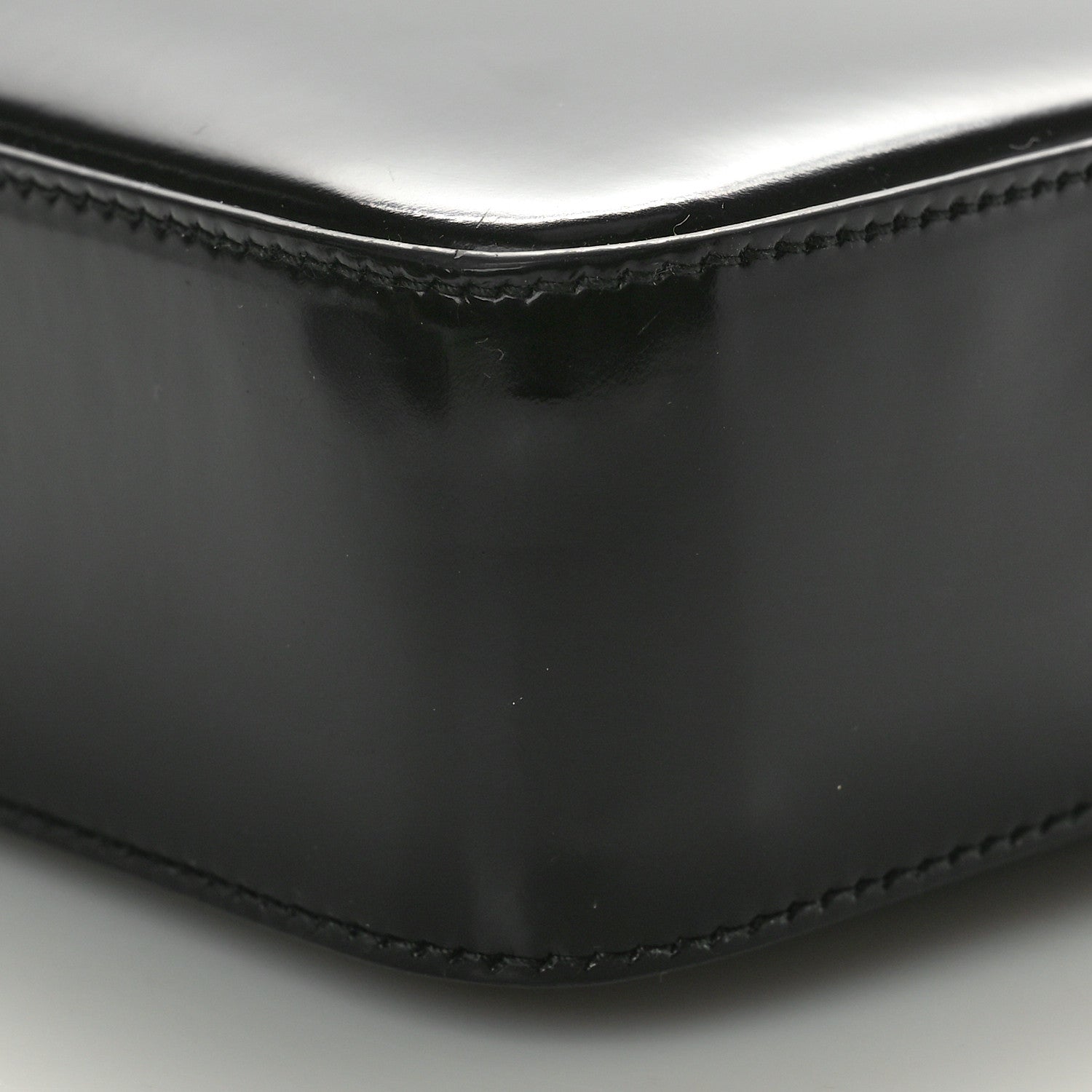 Prada Spazzolato Metal Triangle Logo Small Double Handle Crossbody Tote Black 9 of 10