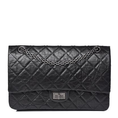 Chanel Aged Calfskin Quilted 2.55 Reissue 226 Flap Black 1 of 10