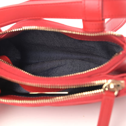 Chanel Lambskin CC Mania Waist Belt Bag Red 6 of 8