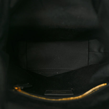 Saint Laurent Lambskin Matelasse Monogram Joe Backpack Black 5 of 10