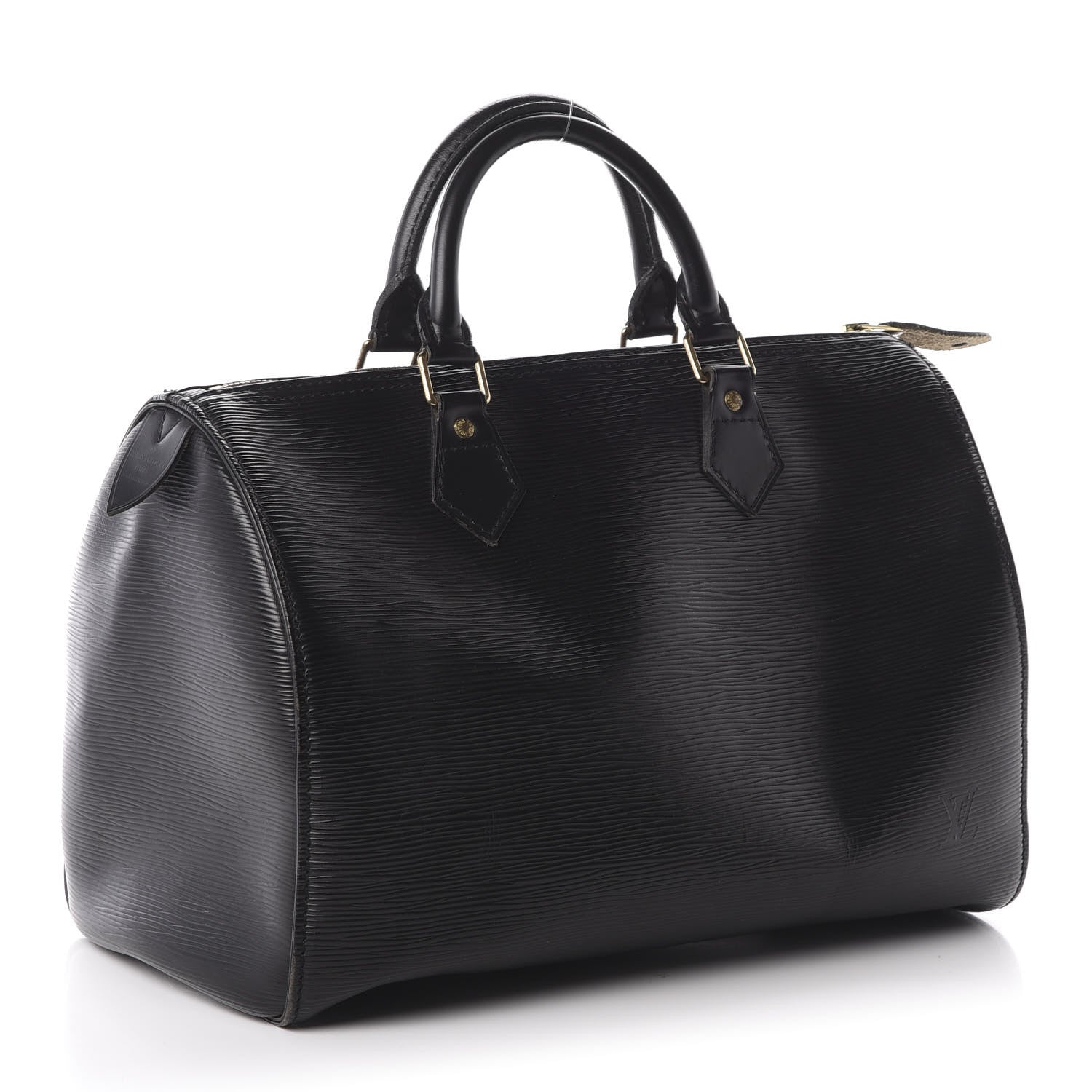 Louis Vuitton Epi Speedy 30 Black 3 of 7