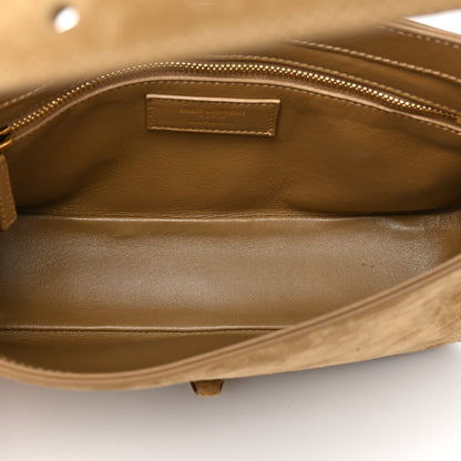 Saint Laurent Suede Calfskin Le 5 A 7 Hobo Beige 4 of 8