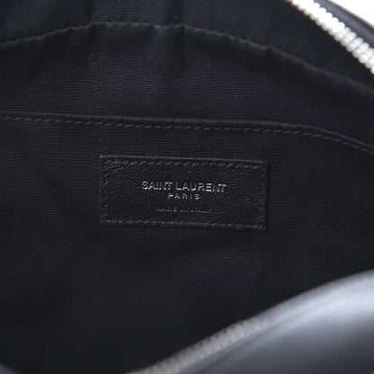 Saint Laurent Lambskin Monogram Small Lou Camera Bag Black 6 of 12