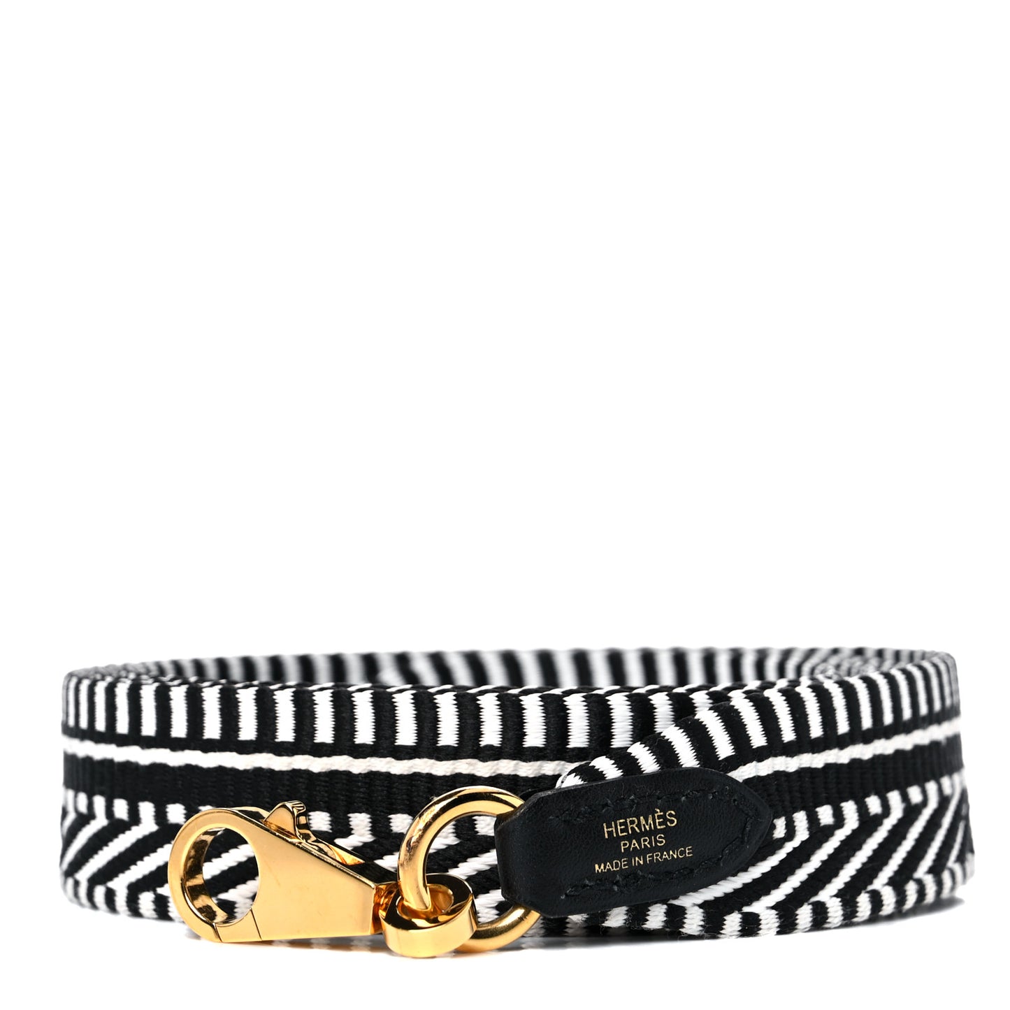 Toile Swift 25mm Sangle Cavale Shoulder Strap Black Ecru