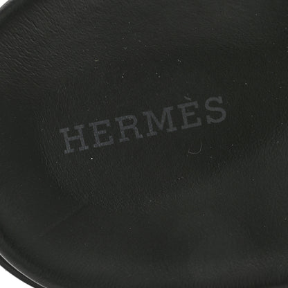 Hermes Calfskin Womens Empire Sandals 40.5 Black 7 of 11