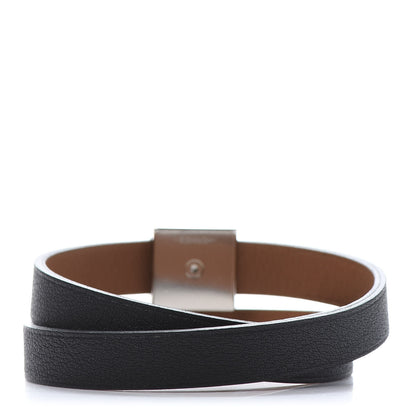 Hermes Swift Medor Infini Double Tour Bracelet T2 Black 3 of 6
