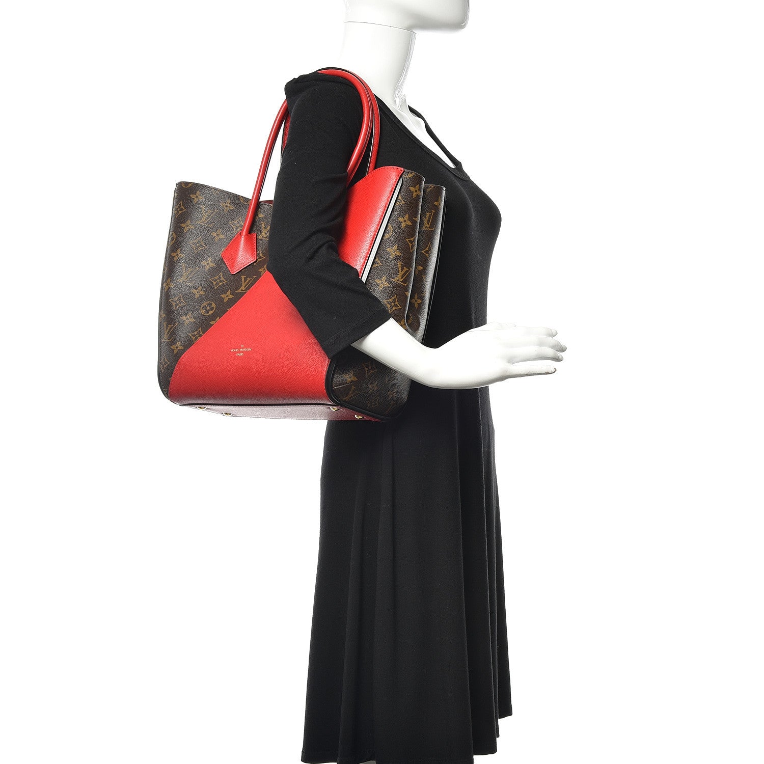 Louis Vuitton Calfskin Monogram Kimono Tote Cherry 2 of 14