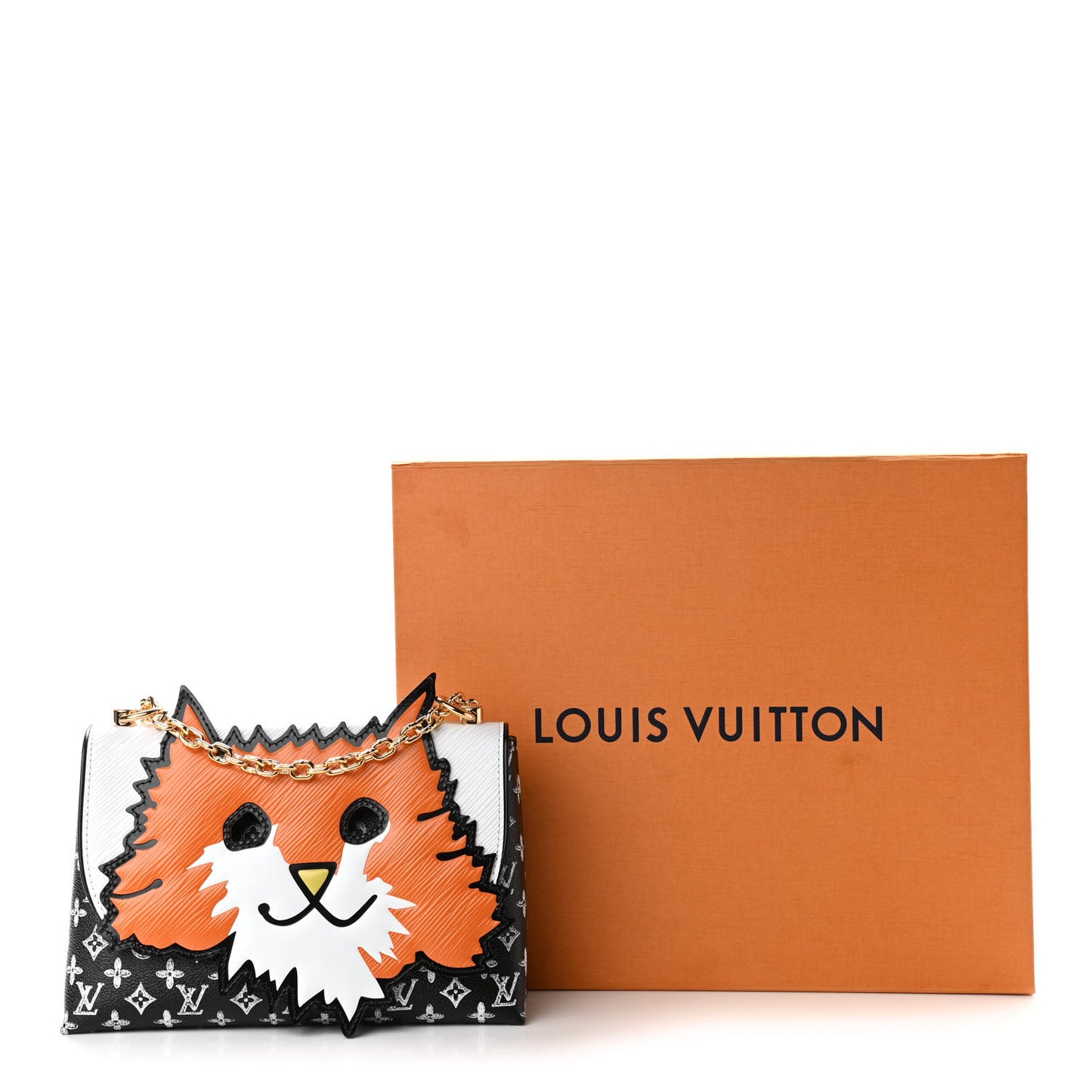 Epi Catogram Cat Bag Orange Black