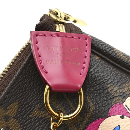 Louis Vuitton Monogram 2020 Christmas Animation Roller Coaster Mini Pochette Accessories Pivoine 6 of 10