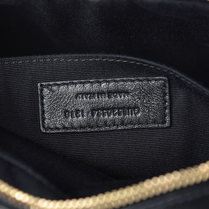 Saint Laurent Calfskin Matelasse Monogram Lou Camera Bag Black 7 of 9