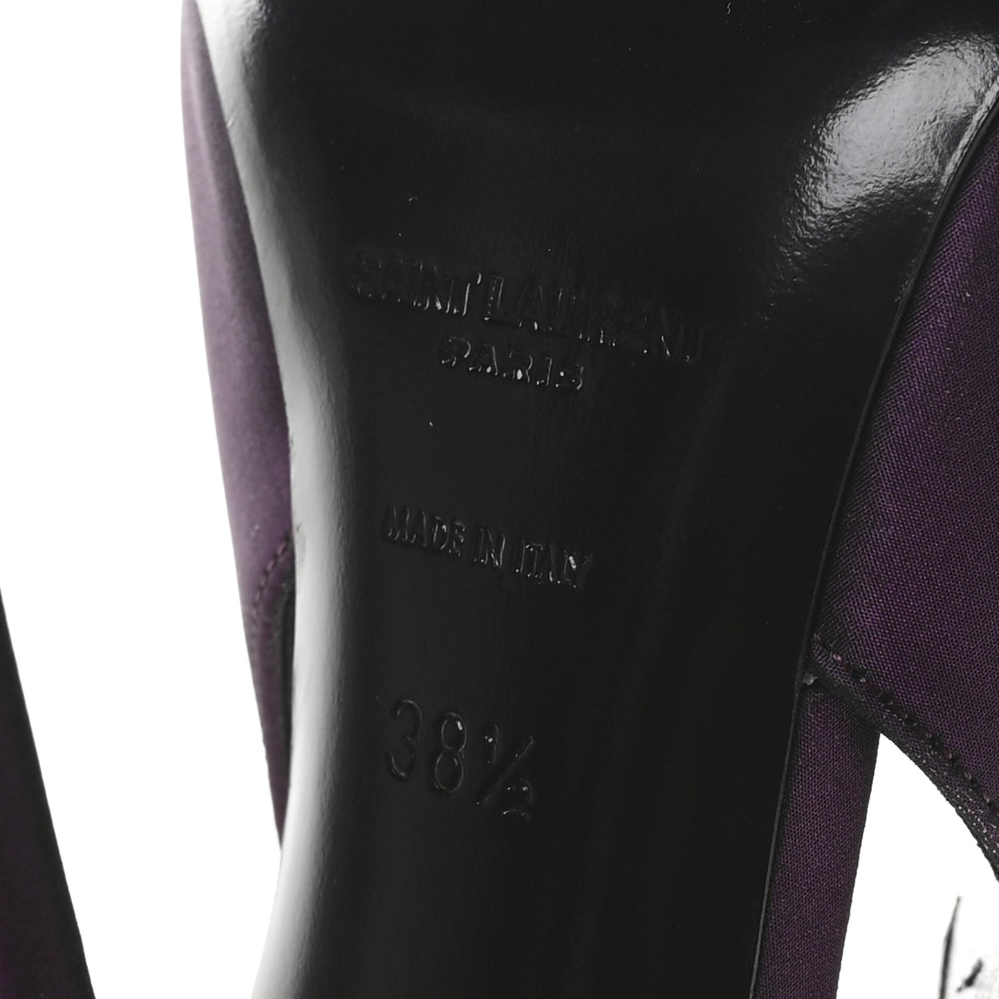Taffeta Yasmeen 115 Slingback Pumps 38.5 Prune