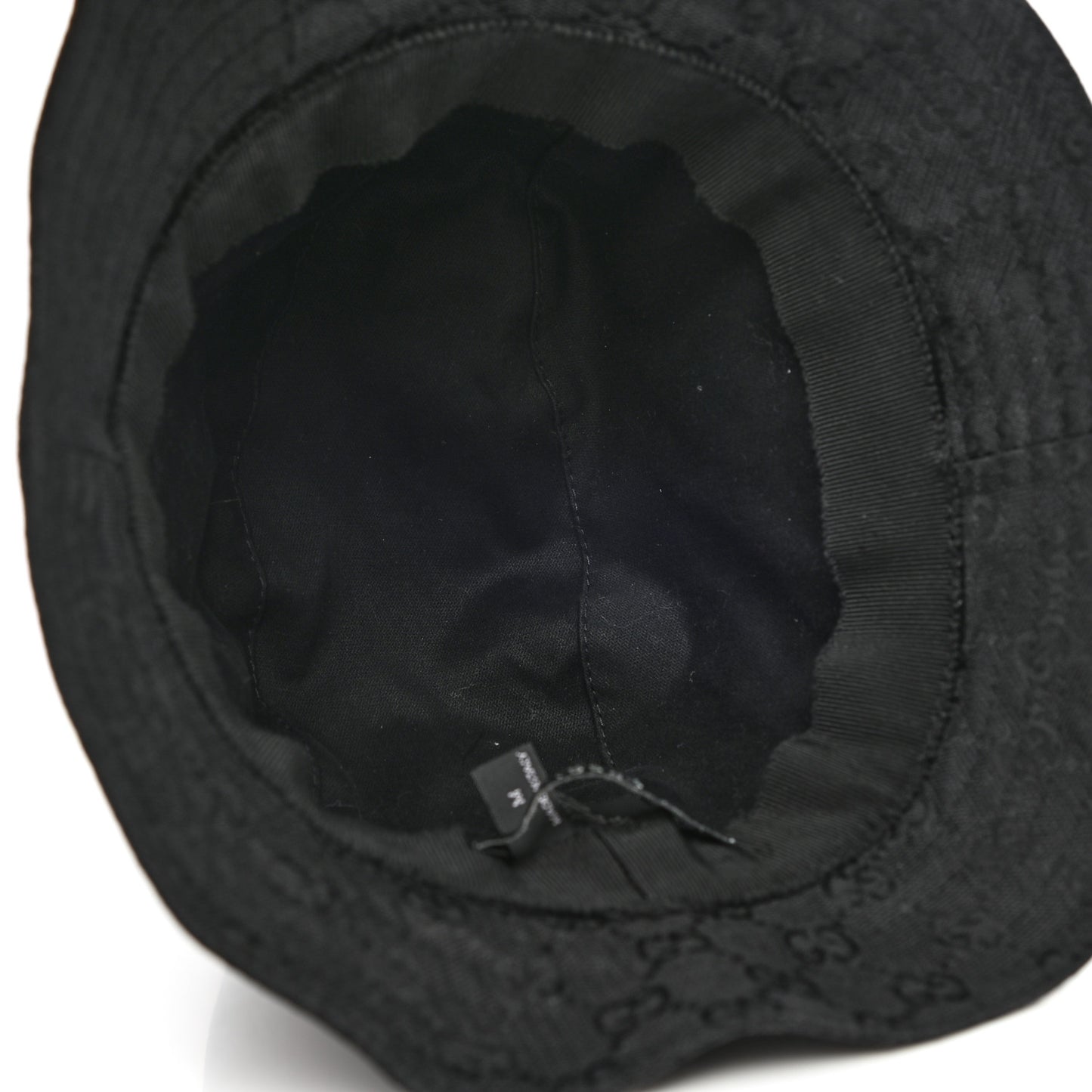 Monogram Bucket Hat M Black