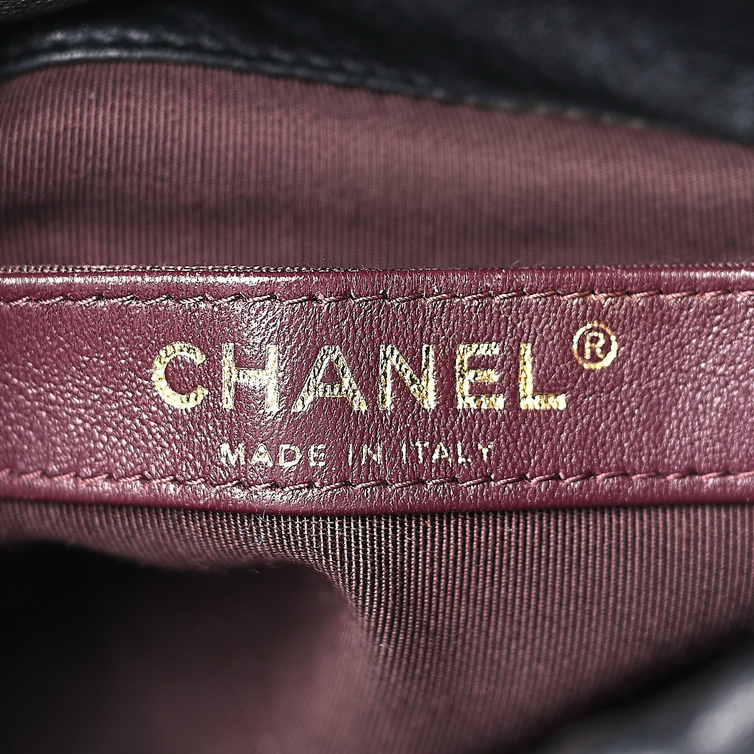 Chanel Lambskin Bucket Chain Drawstring Bag Black 6 of 10