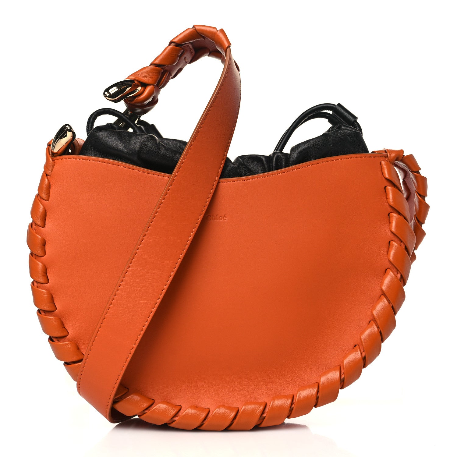 Chloe Calfskin Mate Hobo Henna Orange 1 of 9