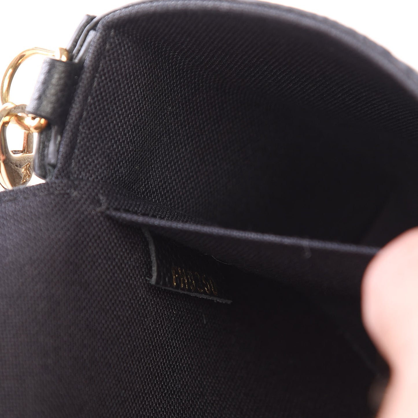 Empreinte Pochette Felicie Chain Wallet Black