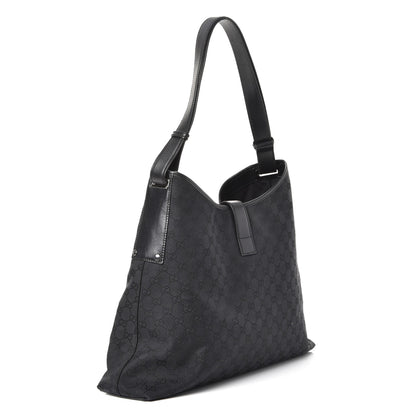 Gucci Monogram Large Shoulder Bag Black 3 of 9