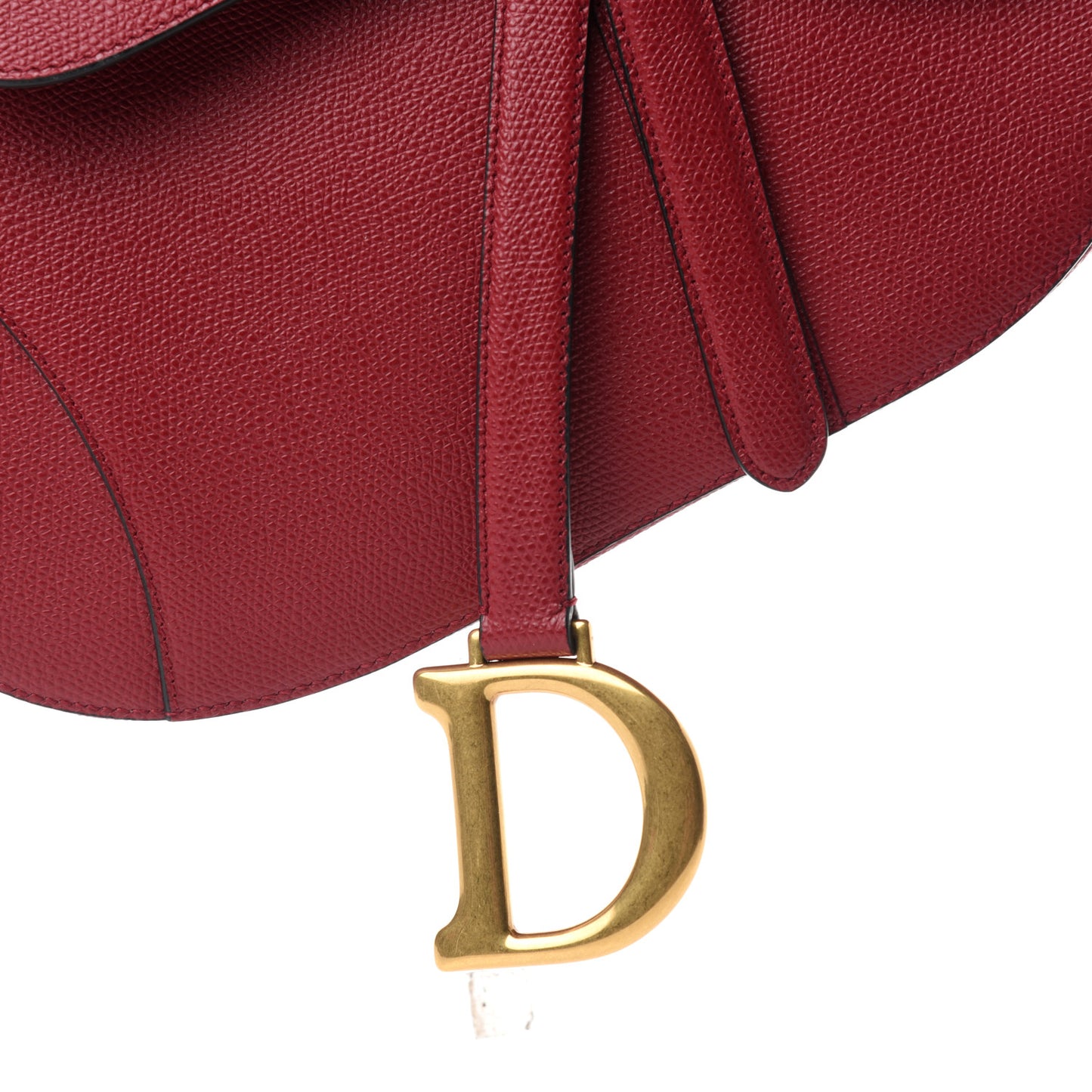 Calfskin Saddle Bag Scarlet