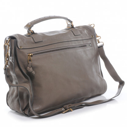 Proenza Schouler Lambskin PS1 Large Satchel Smoke 3 of 8