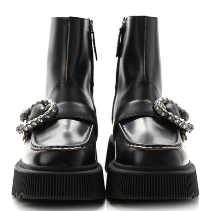 Gucci Cordovan Lux Dionysus Hunder Boots 40 Black 2 of 12