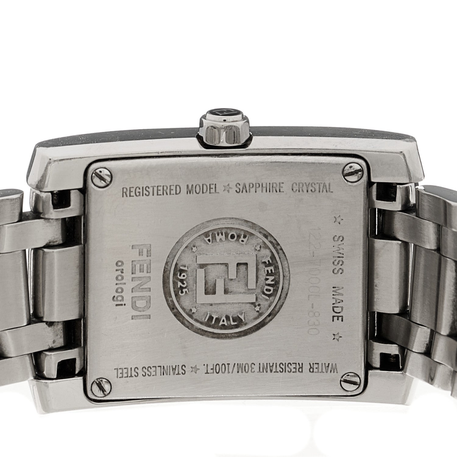 Fendi Stainless Steel Diamond Mother of Pearl 22mm Quartz Watch 4 of 5