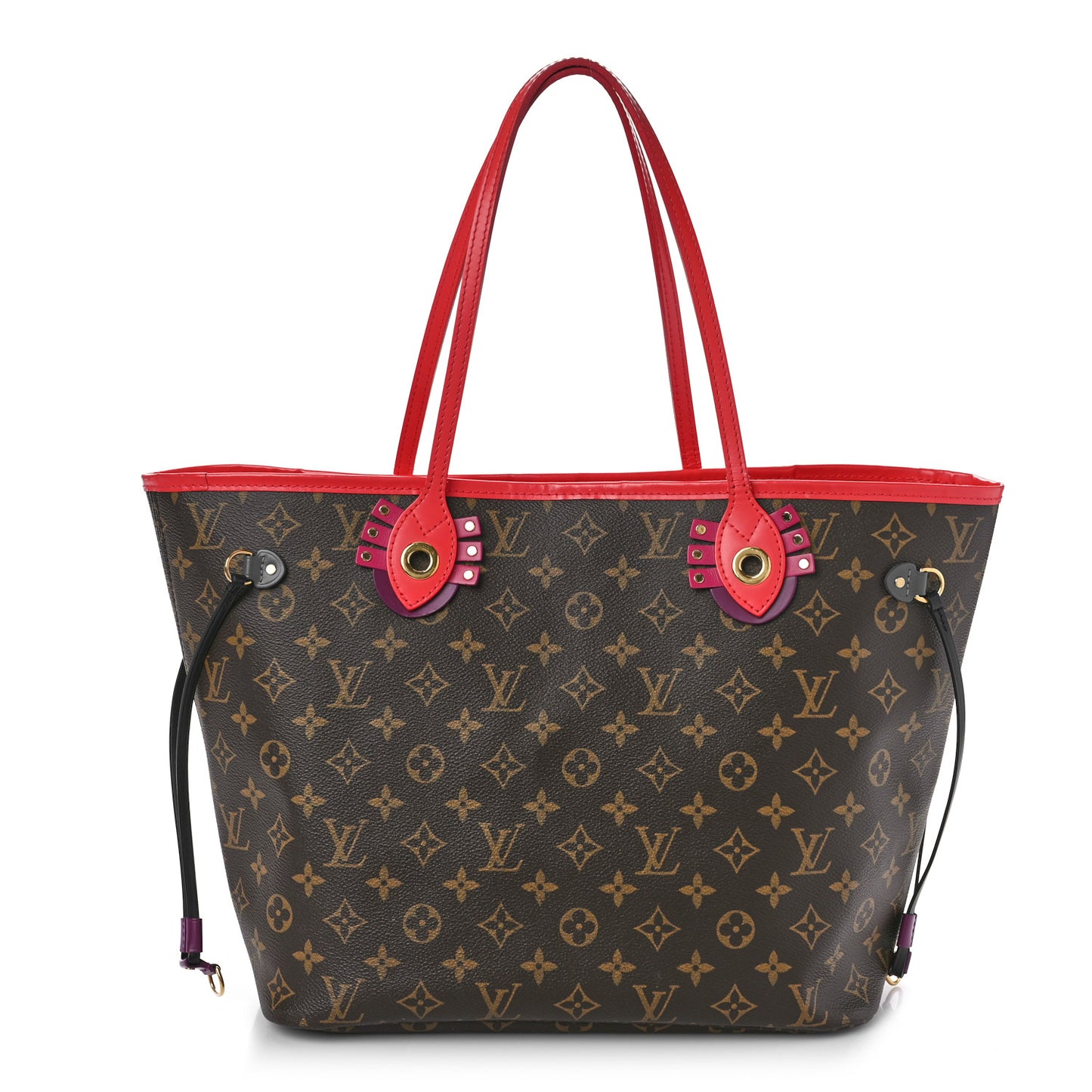 Monogram Totem Neo Neverfull MM Flamingo
