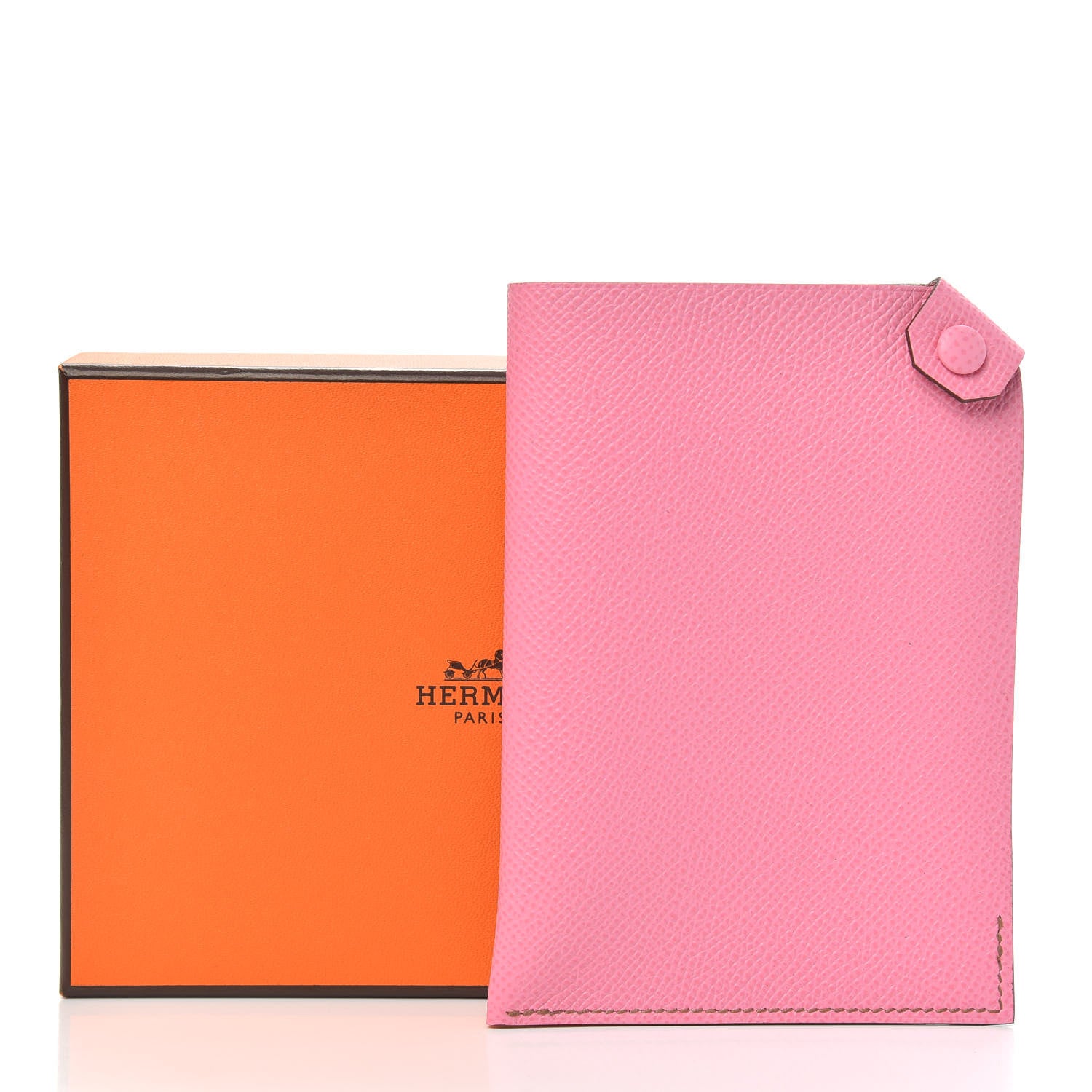 Hermes Epsom Tarmac PM Passport Holder 5P Pink 8 of 8