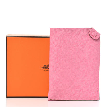 Hermes Epsom Tarmac PM Passport Holder 5P Pink 8 of 8