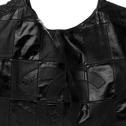 Chanel Patent Patchwork Brooklyn Tote Black 13 of 14