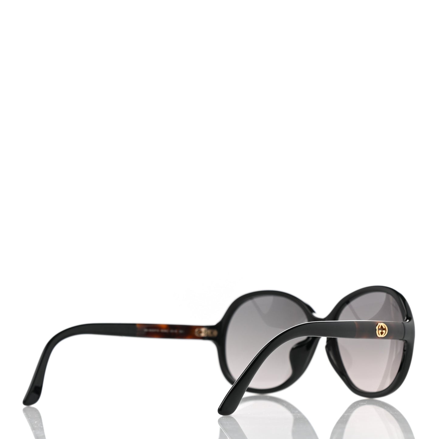 Acetate Round GG Sunglasses GG3620/F/S Black