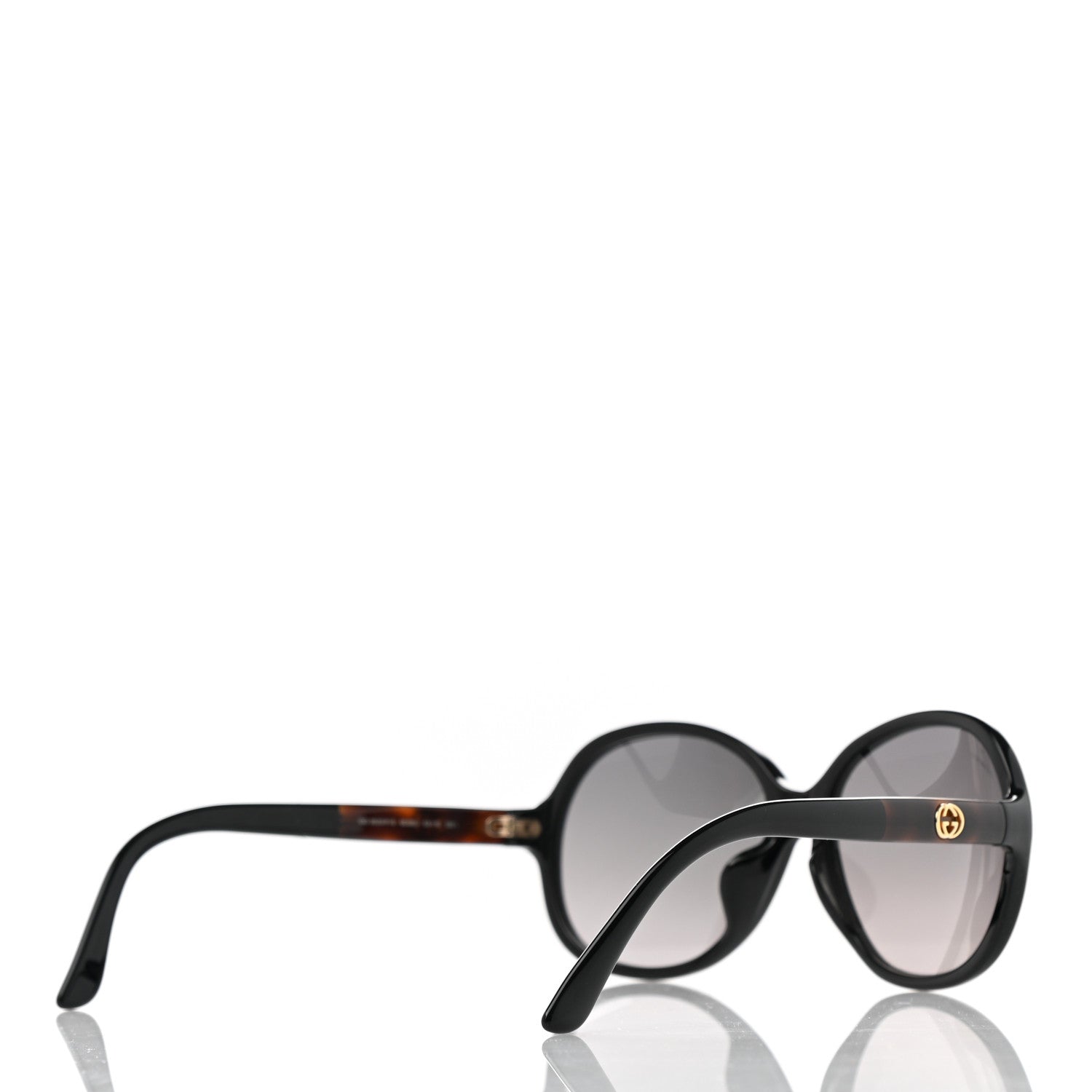 Gucci Acetate Round GG Sunglasses GG3620/F/S Black 4 of 8