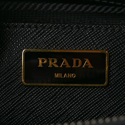 Prada Saffiano Medium Galleria Double Zip Tote Black 5 of 12
