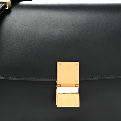 Celine Box Calfskin Medium Classic Box Flap Bag Black 8 of 10