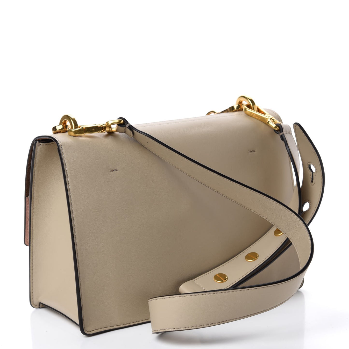 Vitello Grace Matte F is Fendi Kan U Shoulder Bag Nuvola