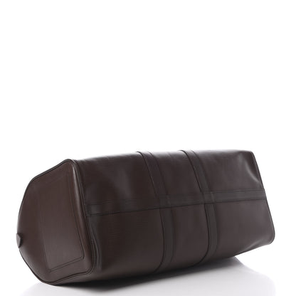 Louis Vuitton Epi Keepall 45 Moka 4 of 12