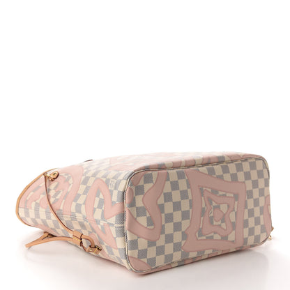 Louis Vuitton Damier Azur Tahitienne Neverfull MM 4 of 10