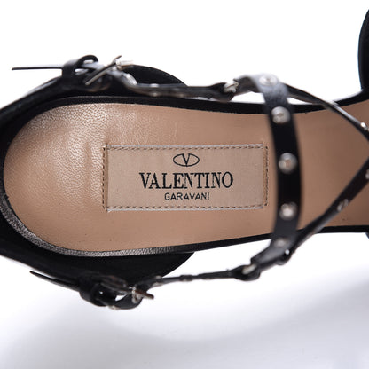 Valentino Garavani Nappa Love Latch D'Orsay 105mm Pumps 37.5 Black 7 of 8