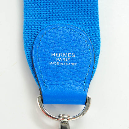 Hermes Taurillon Clemence Evelyne III GM Bleu Hydra 8 of 9