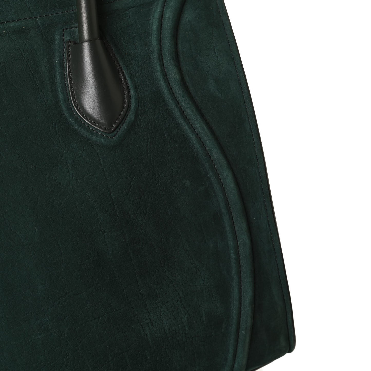 Nubuck Medium Phantom Luggage Bottle Green