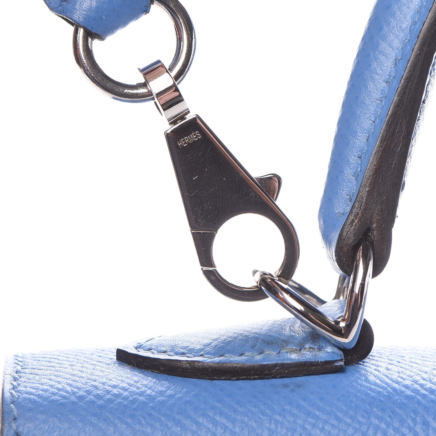Hermes Epsom Kelly Sellier 25 Bleu Paradis 32 of 39