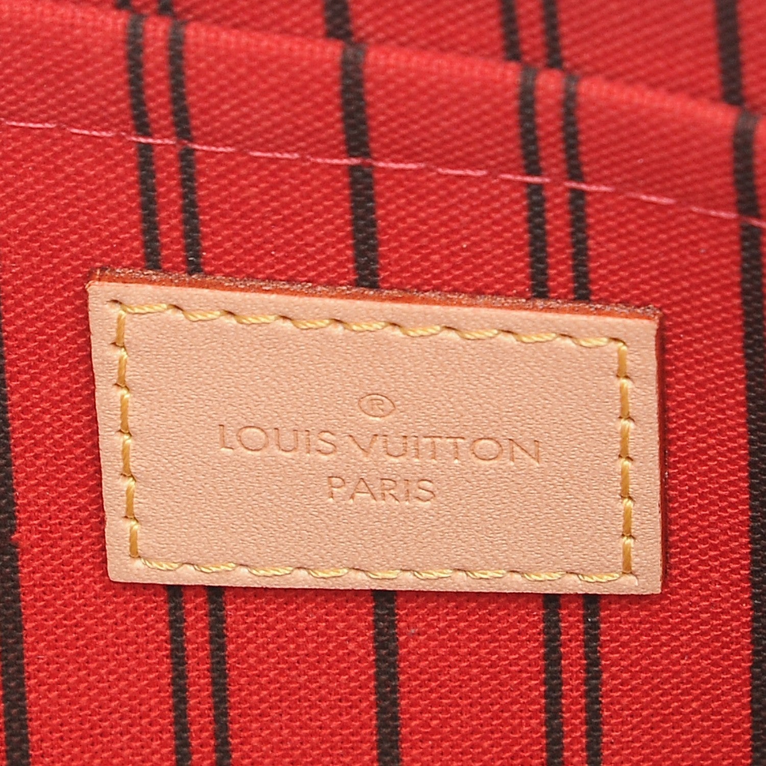 Louis Vuitton Monogram Neverfull MM GM Pochette Cherry 6 of 7