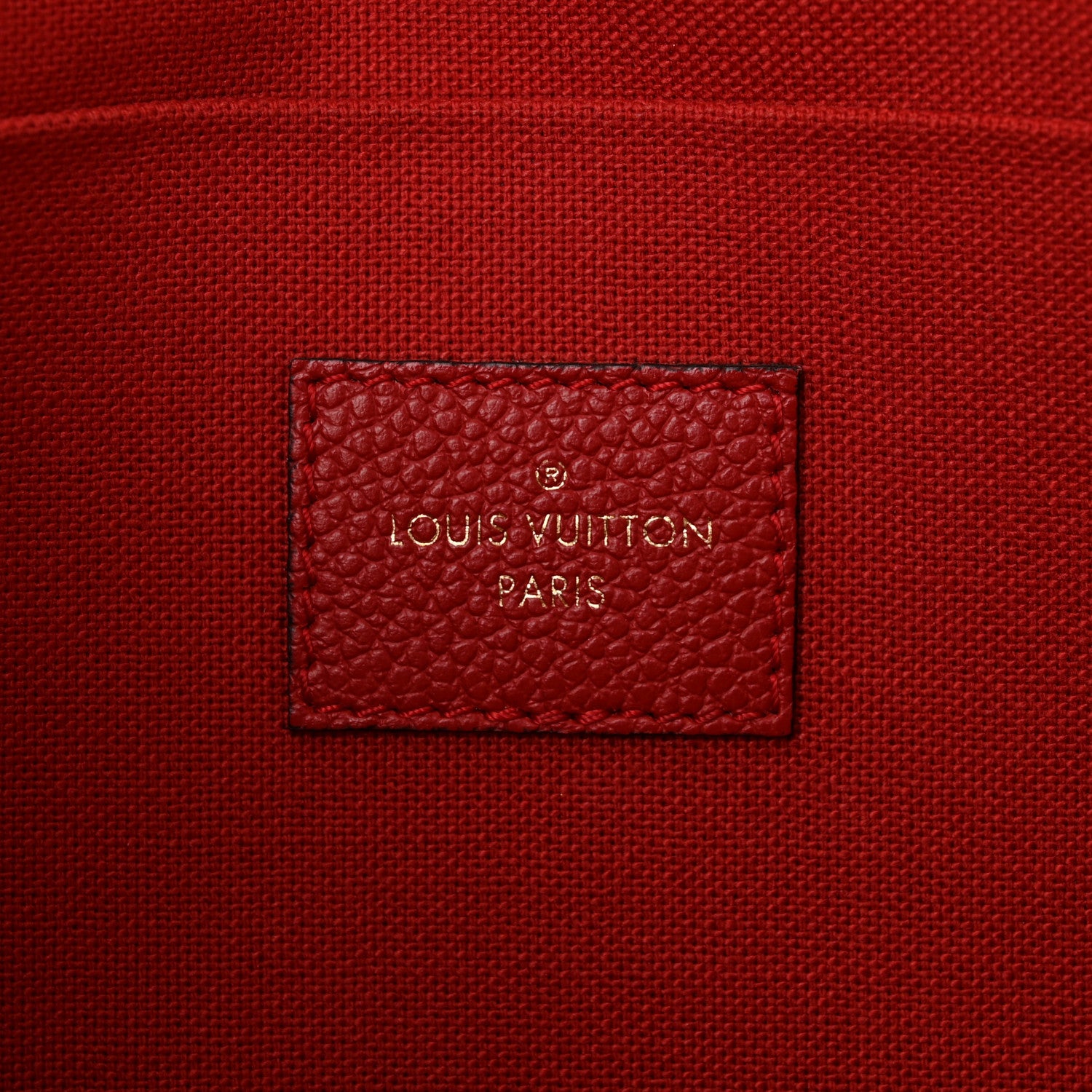Louis Vuitton Empreinte Pochette Felicie Chain Wallet Scarlet 7 of 11